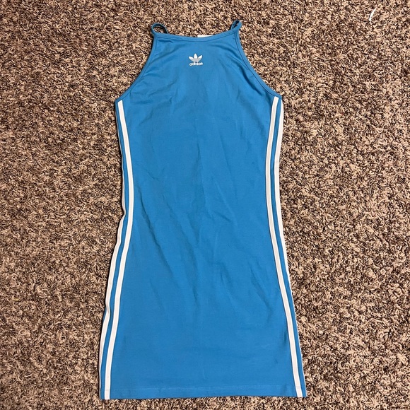 adidas Dresses Blue Adidas Tennis Dress Size Small Poshmark